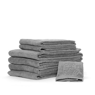 Towels 7 pcs - light grey