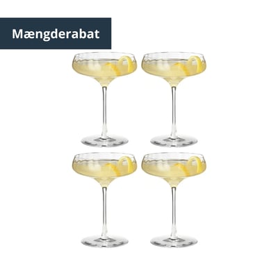 Bernadotte coupe cocktailglas, 4 stk.