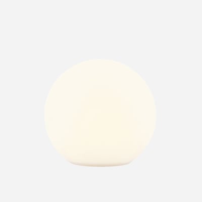 LED ball lamp with solar 30x28 cm, white