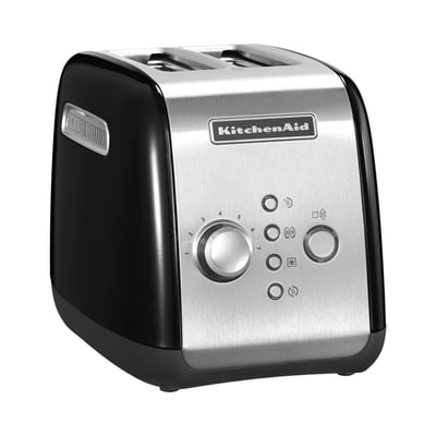 Toaster 2-slice black, 7 settings