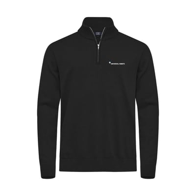 Oakville Half Zip Sweater, Mens Black