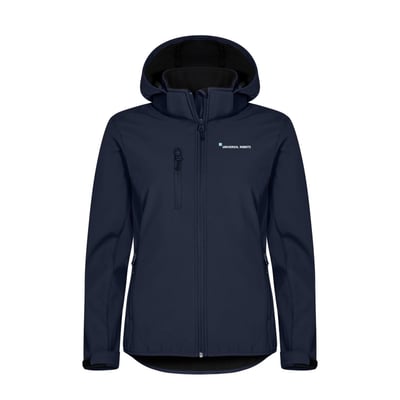 Classic Softshell Hoody Women Navy