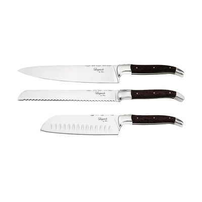 Knife set in Wengé 3 pieces