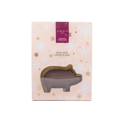 Gift bag with a pig from Magasin Chocolate 175g.