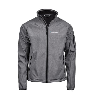 Jacket Softshel in grey, Unisex