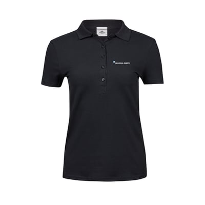 Polo shirt deluxe in Black - Ladies