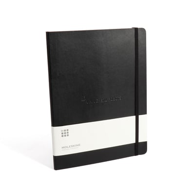 B5 Moleskin softcover notebook