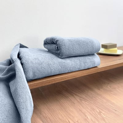 Towel, dove blue - 30x50cm