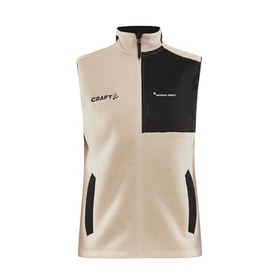 ADV Explore Pile Fleece Vest Beige - Womens