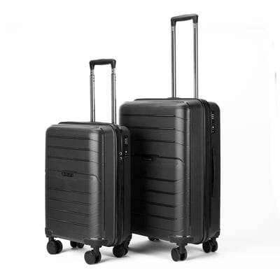 Oslo suitcase set, black