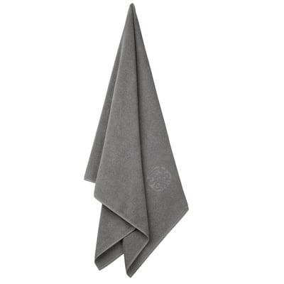 Damask towel, 70x140cm, grey