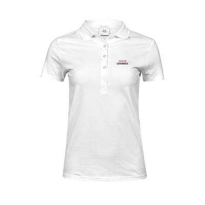 Poloshirt deluxe, Womens, White