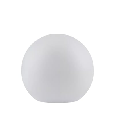 LED kuglelampe med solar 25x23 cm, hvid