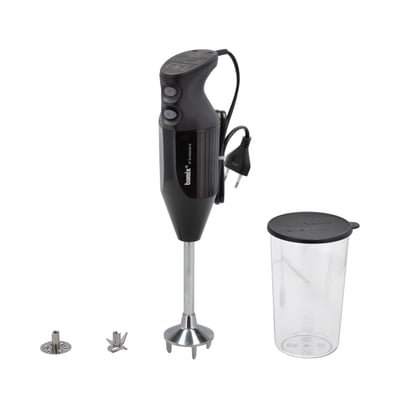 Hand blender 140 watts, black with container