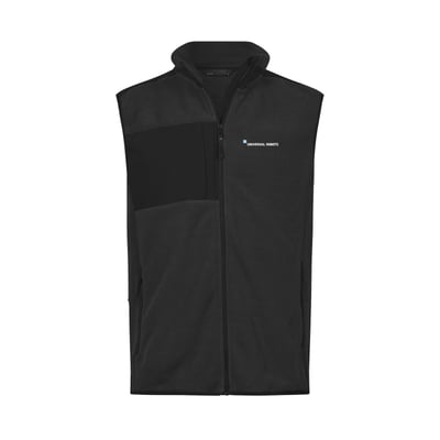 Mountain fleece bodywarmer, Unisex Black