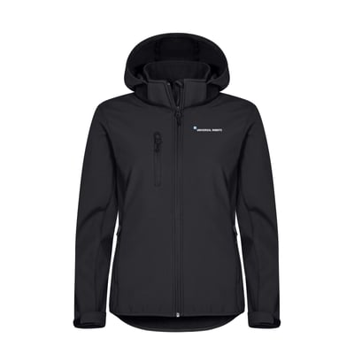 Classic Softshell Hoody Women Black