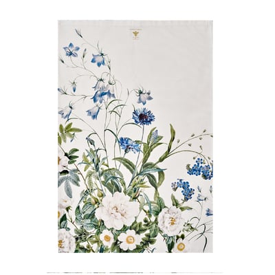 Tea towel - Blue Flower Garden