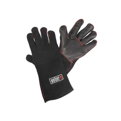 Leather grill glove set