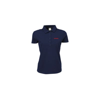 Polo shirt deluxe in navy blue - Ladies