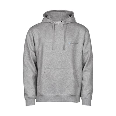 Power hoodie, Unisex Grey