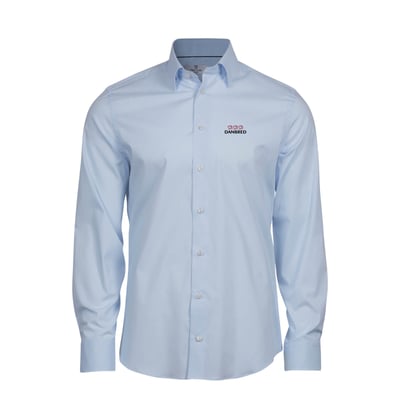 Stretch luxury shirt, Mens Light Blue