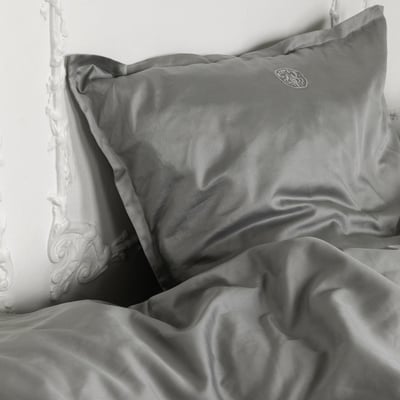 Bed linen double duvet, Plain 200x200, gray
