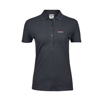 Poloshirt deluxe, Womens, Dark grey