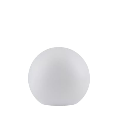 LED ball lamp with solar 20x18 cm, white