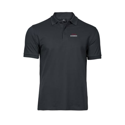 Poloshirt deluxe, Mens, Dark Grey