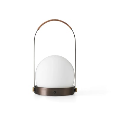 Carrie Table lamp, bruneret messing