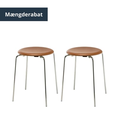DOT™ Chair Arne Jacobsen w/leather - 2 pcs