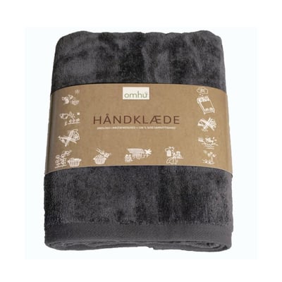 Håndklædepakke - 10 stk - mørk grå