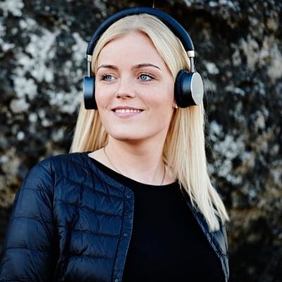 WOOFit Headphones without ANC - black
