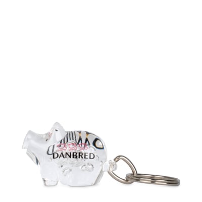 Keyring recycled Acylic pig