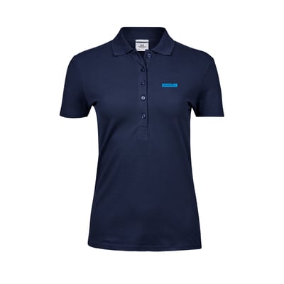 Polo shirt deluxe in navy blue - Ladies