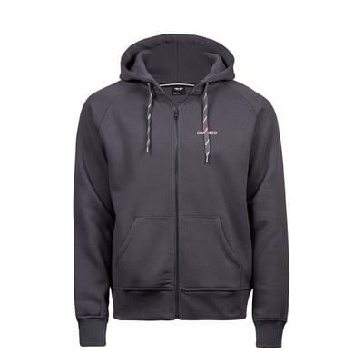 Sweat Full zip Hooded, Mens, Dark grey