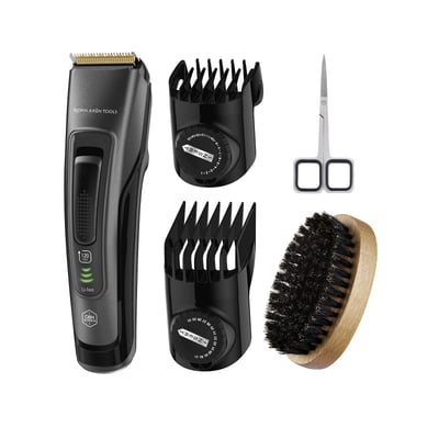 Hair and beard trimmer set