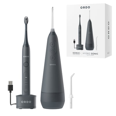 Electric Toothbrush & Water Flosser - Charcoal Grey