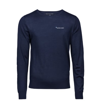 Crew neck knit, Mens Navy