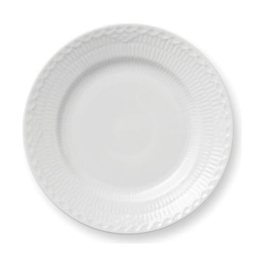 White plate 17 cm
