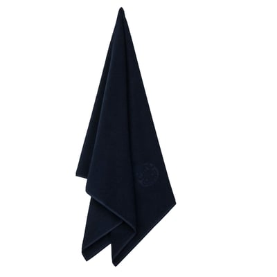 Damask towel, 50x100cm, Navy