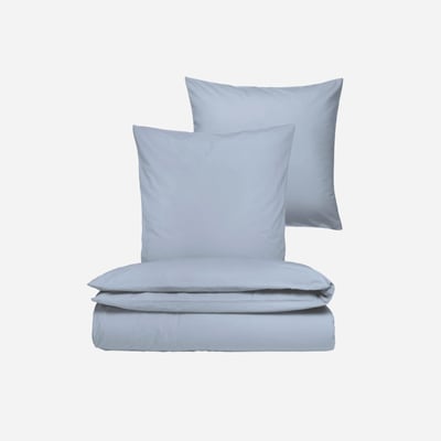 Signature bed linen for double duvet, dove blue 220 cm